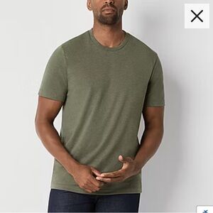 (L) St. John's Bay Super Soft Mens Crew Neck Short Sleeve T-Shirt